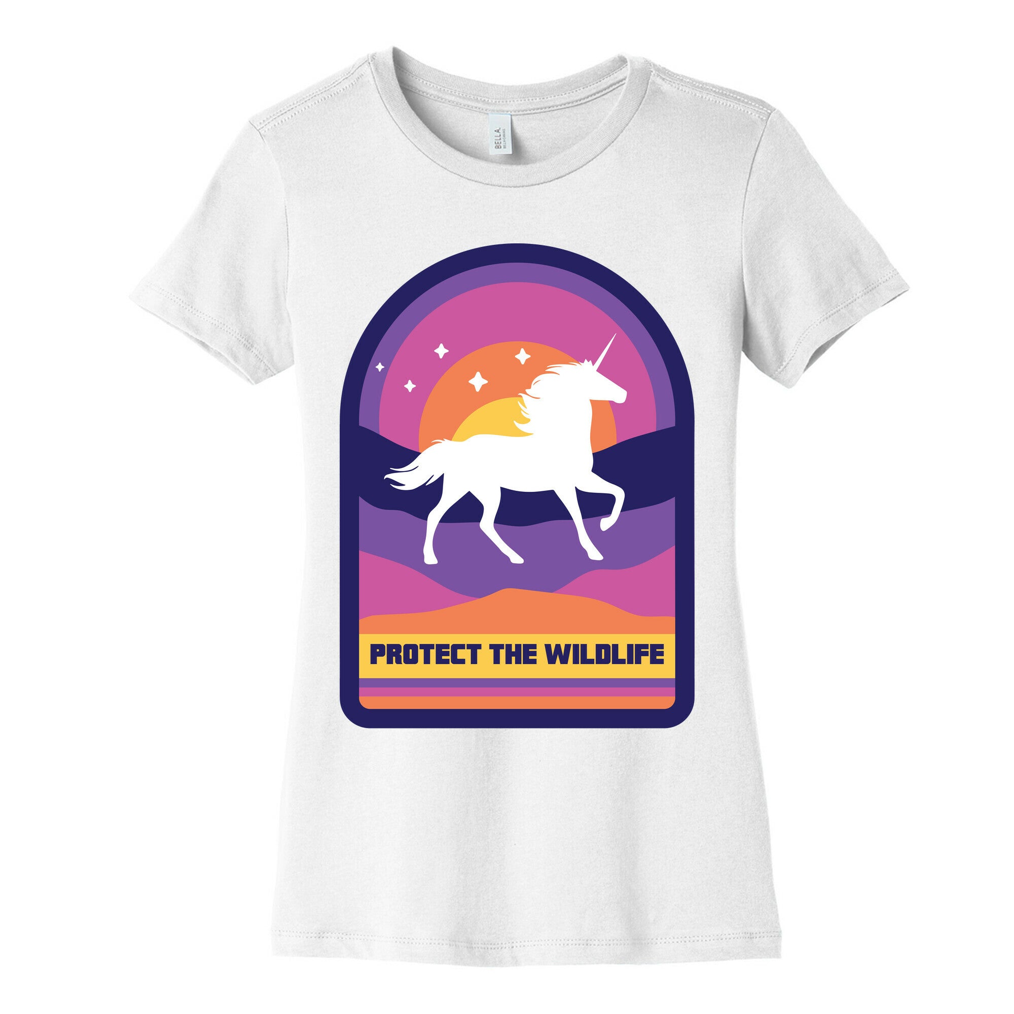 Protect The Wildlife (Unicorn) Women's Cotton Tee
