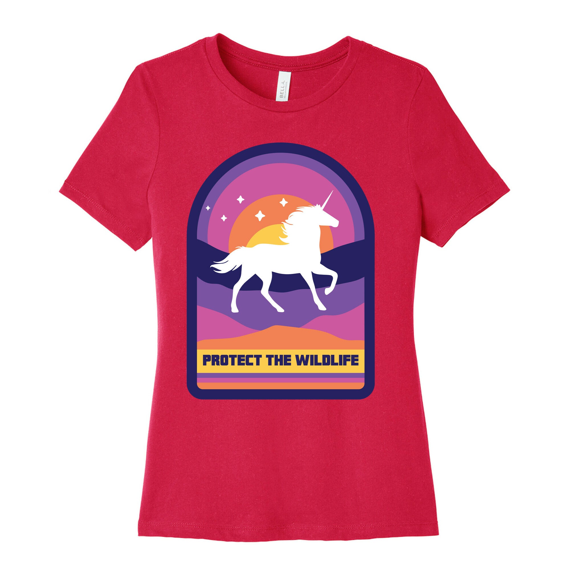Protect The Wildlife (Unicorn) Women's Cotton Tee