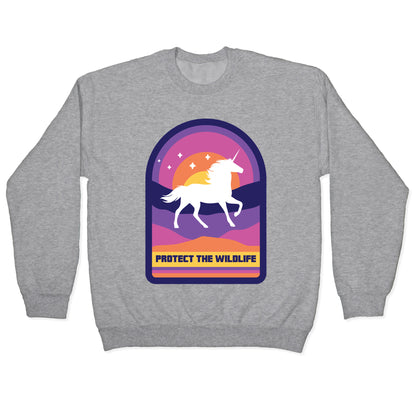 Protect The Wildlife (Unicorn) Crewneck Sweatshirt
