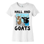 Hall And Goats Parody Women's Cotton Tee