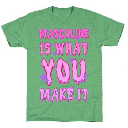 Masculine is What You Make It Unisex Triblend Tee