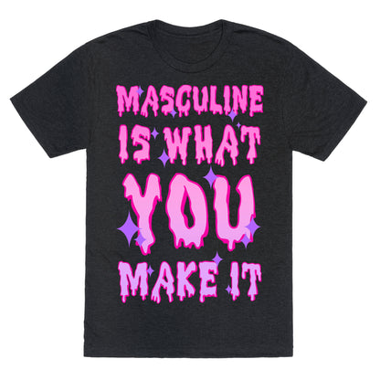 Masculine is What You Make It Unisex Triblend Tee