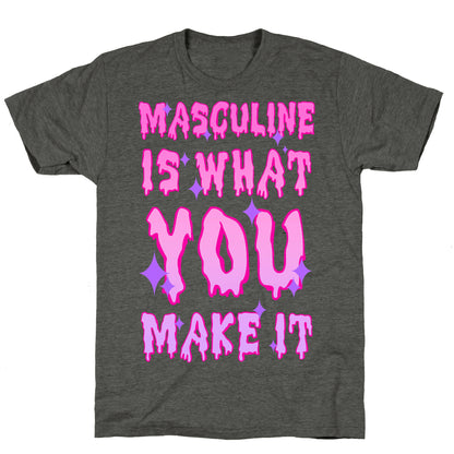 Masculine is What You Make It Unisex Triblend Tee