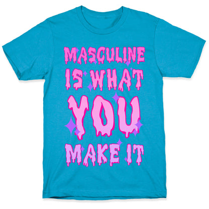 Masculine is What You Make It Unisex Triblend Tee