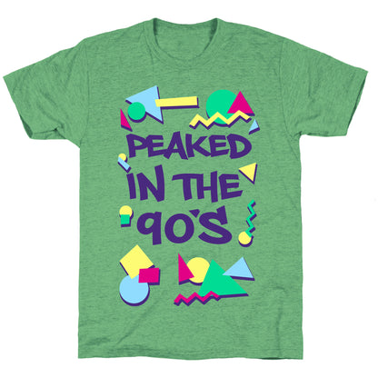 Peaked in the 90's Unisex Triblend Tee