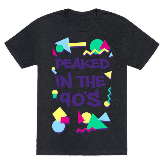 Peaked in the 90's Unisex Triblend Tee