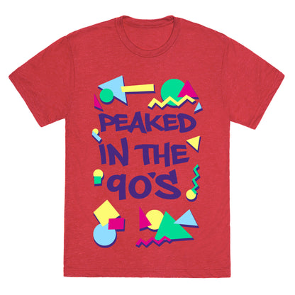 Peaked in the 90's Unisex Triblend Tee