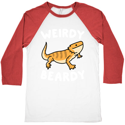 Weirdy Beardy Bearded Dragon Baseball Tee