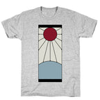 Tanjiro Earrings White Border Tee T-Shirt