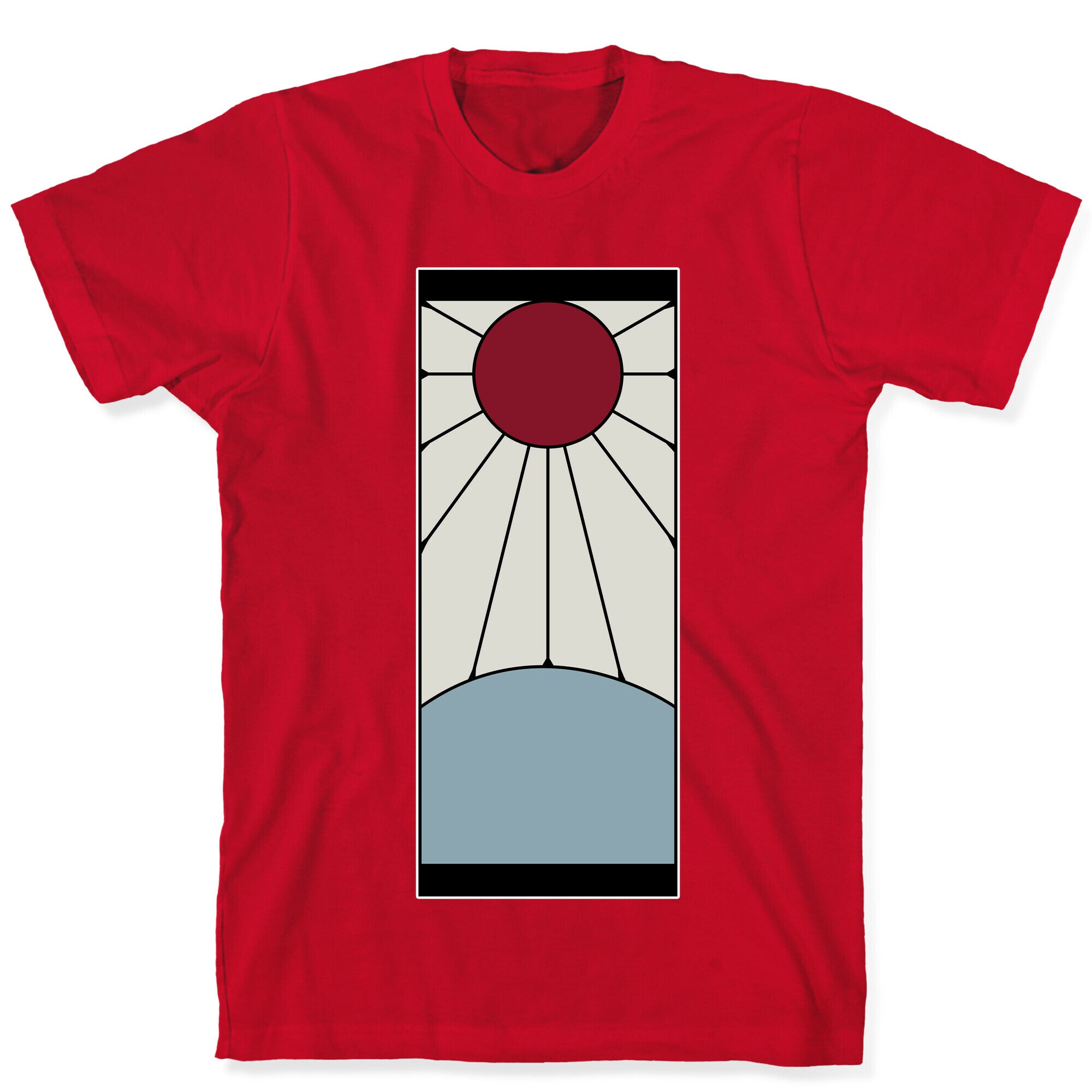 Tanjiro Earrings White Border Tee T-Shirt