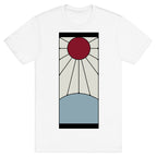 Tanjiro Earrings White Border Tee T-Shirt