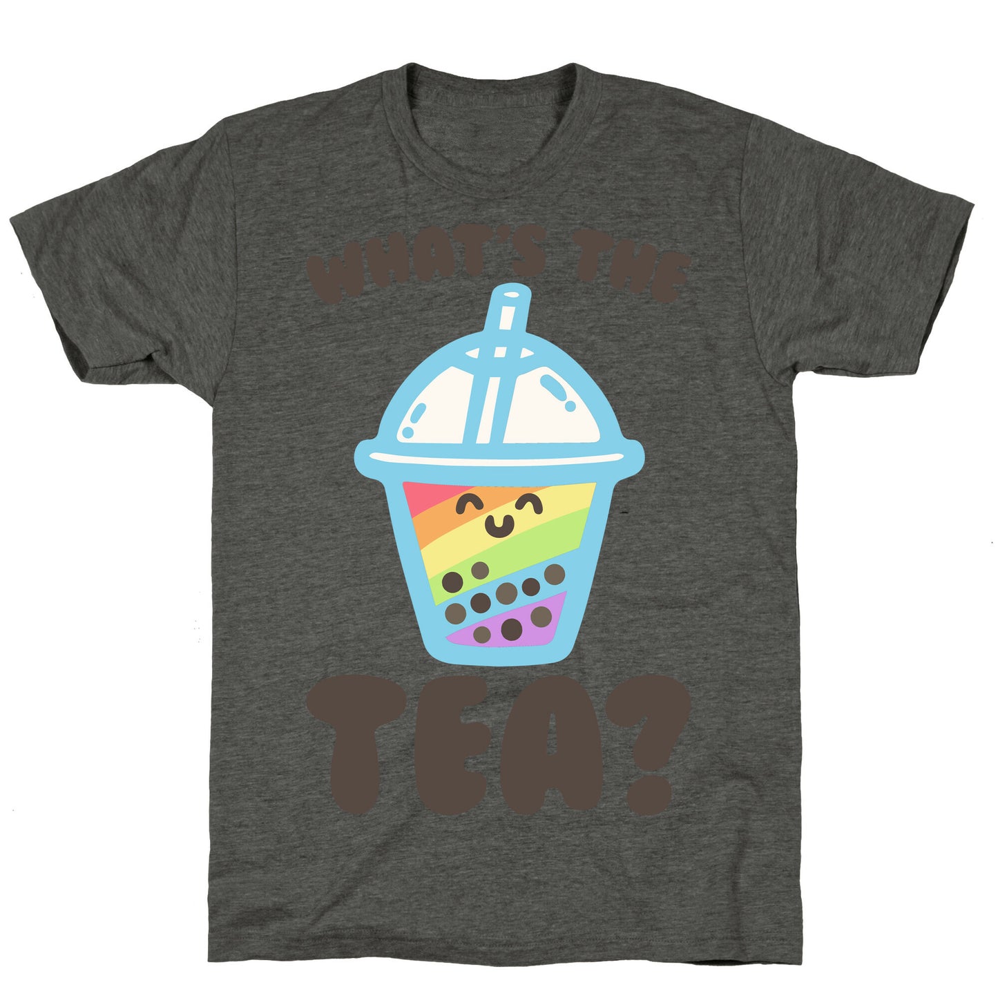 What's The Tea Bubble Tea Unisex Triblend Tee