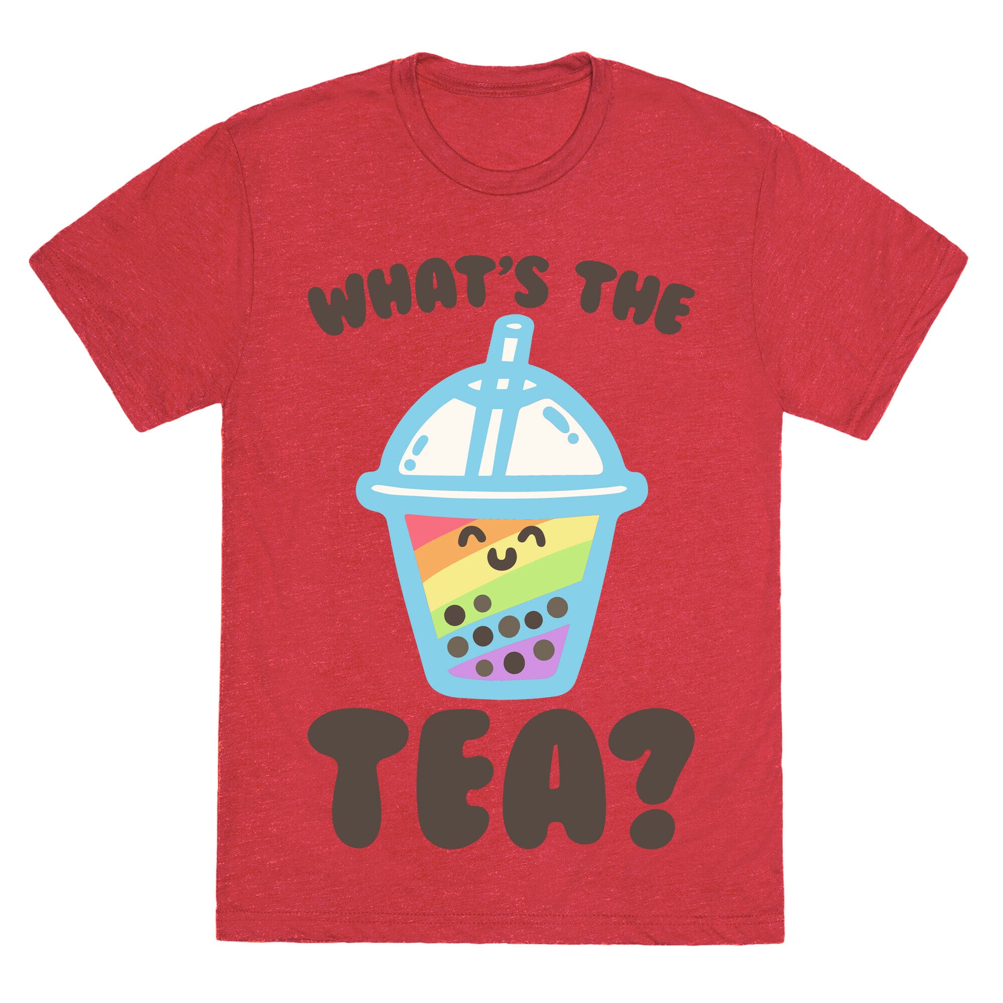 What's The Tea Bubble Tea Unisex Triblend Tee