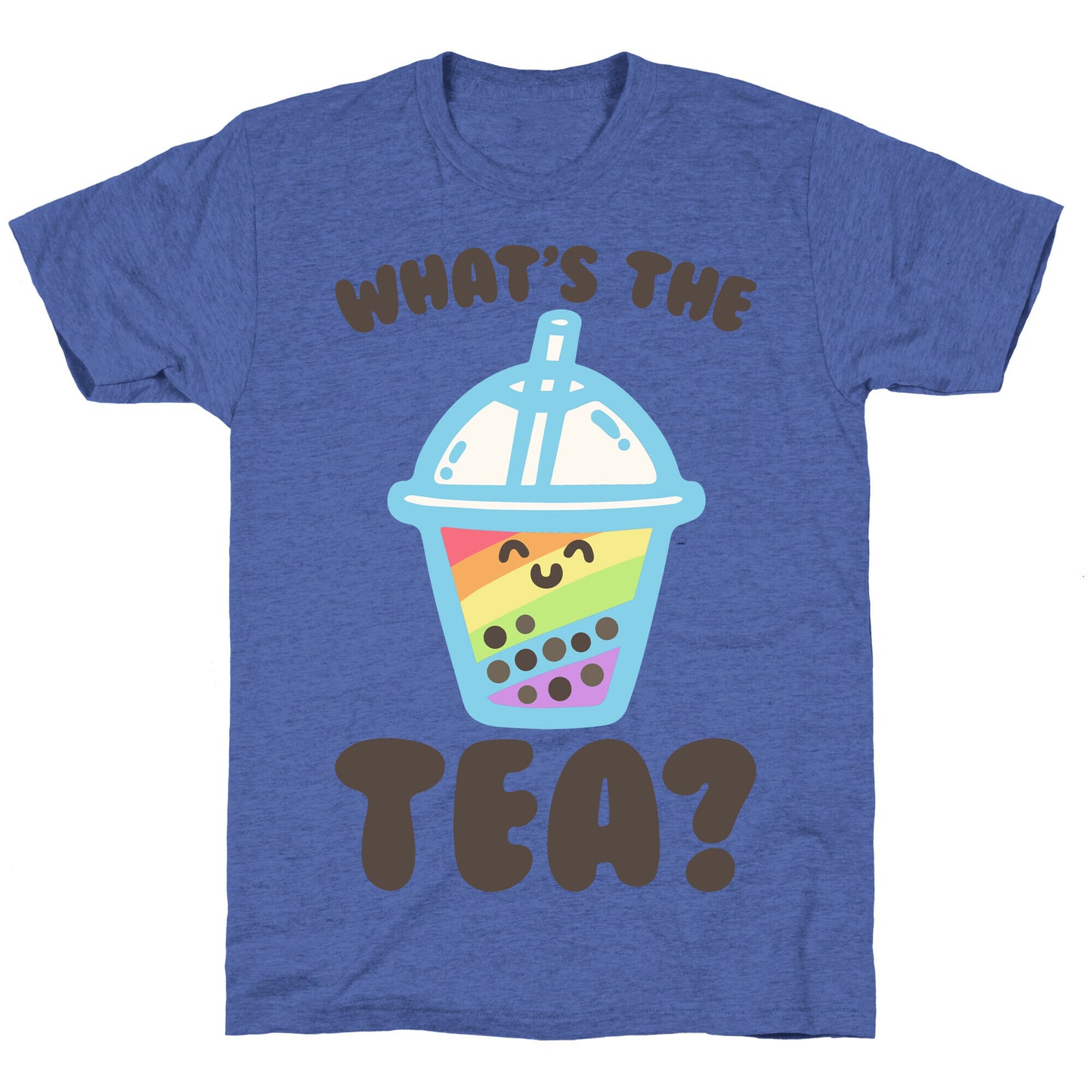 What's The Tea Bubble Tea Unisex Triblend Tee