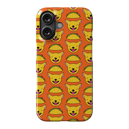 Taco Puppy Pattern Phone Case