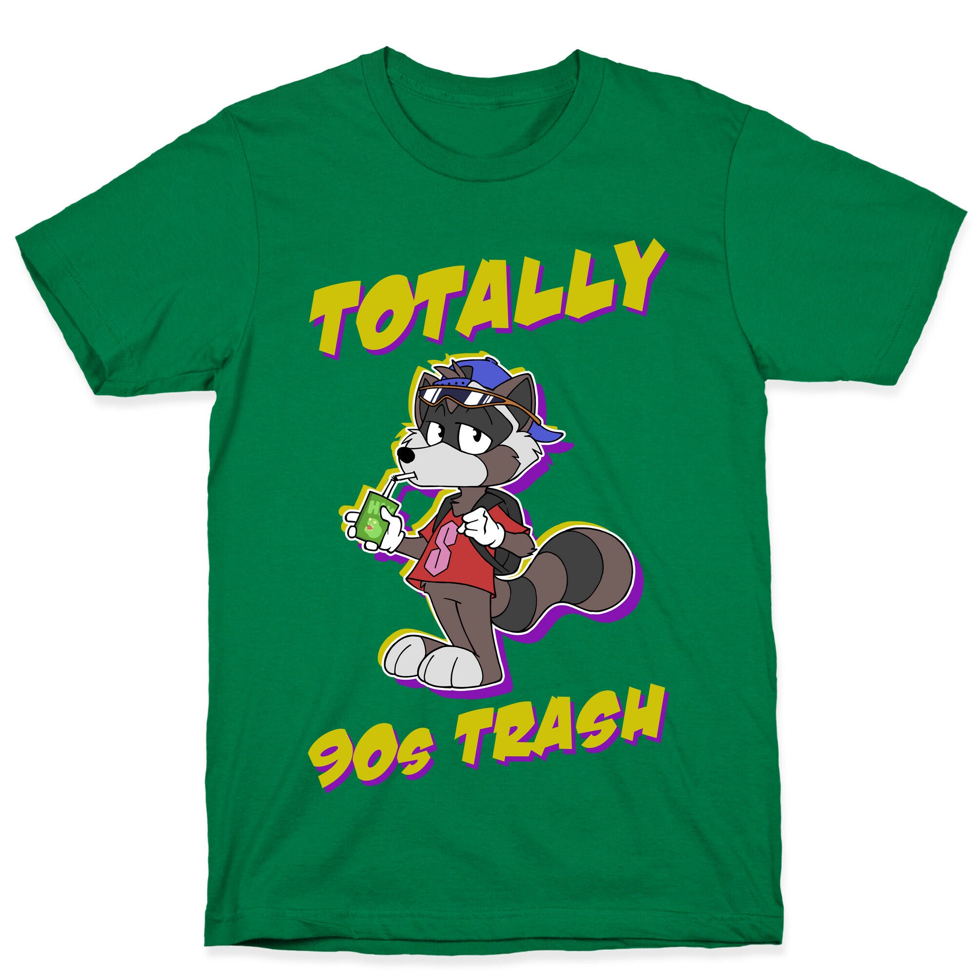 Totally 90's Trash Raccoon T-Shirt