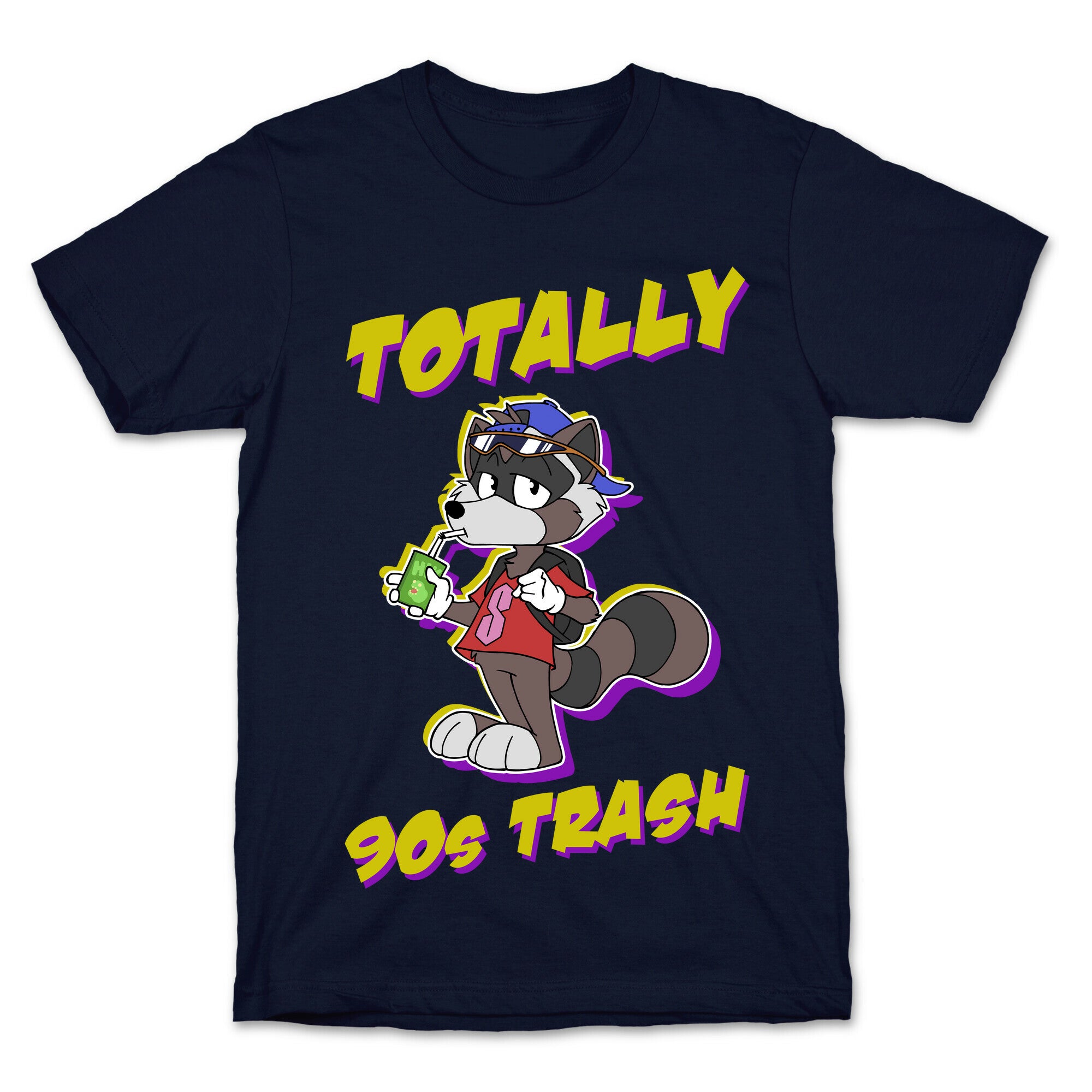 Totally 90's Trash Raccoon T-Shirt