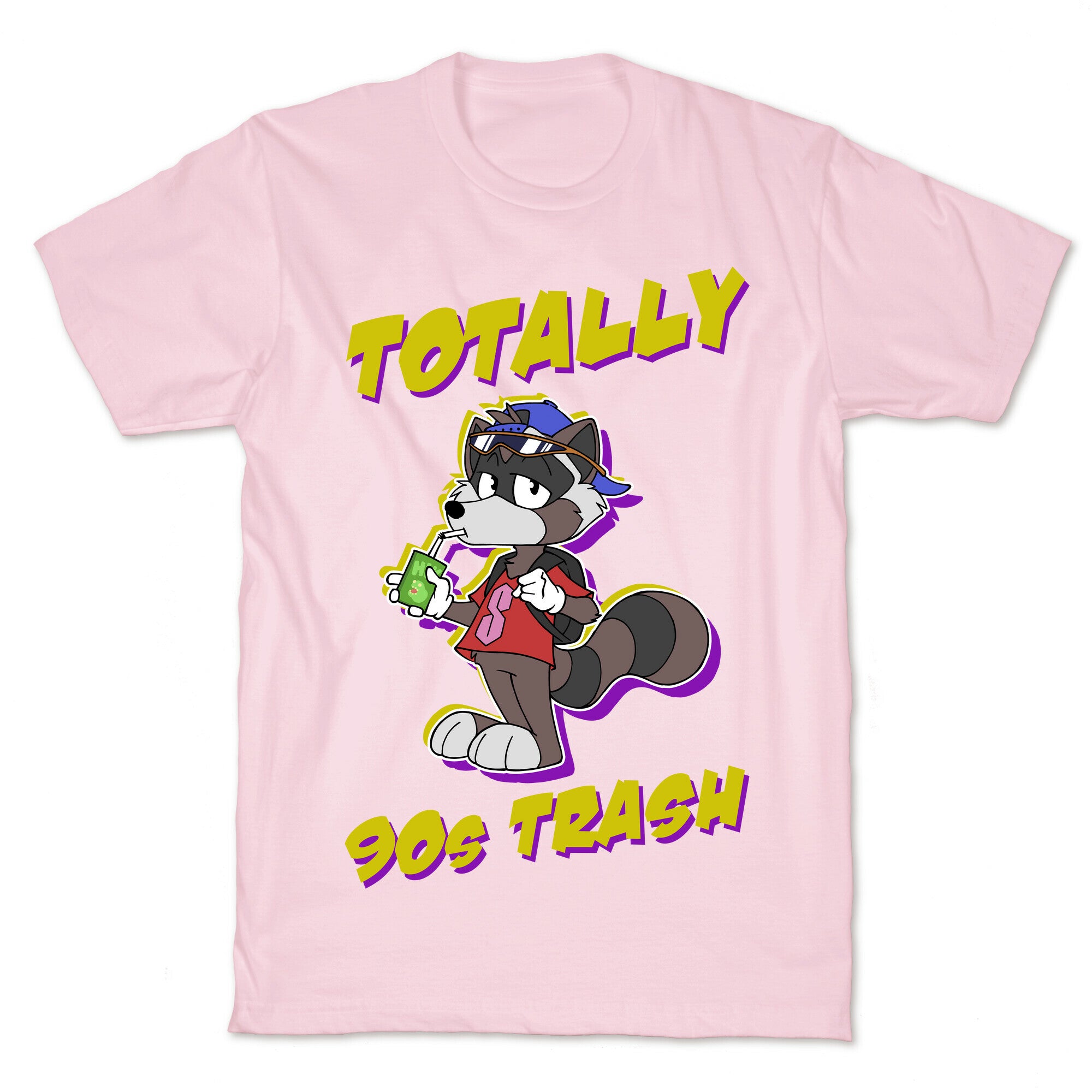 Totally 90's Trash Raccoon T-Shirt