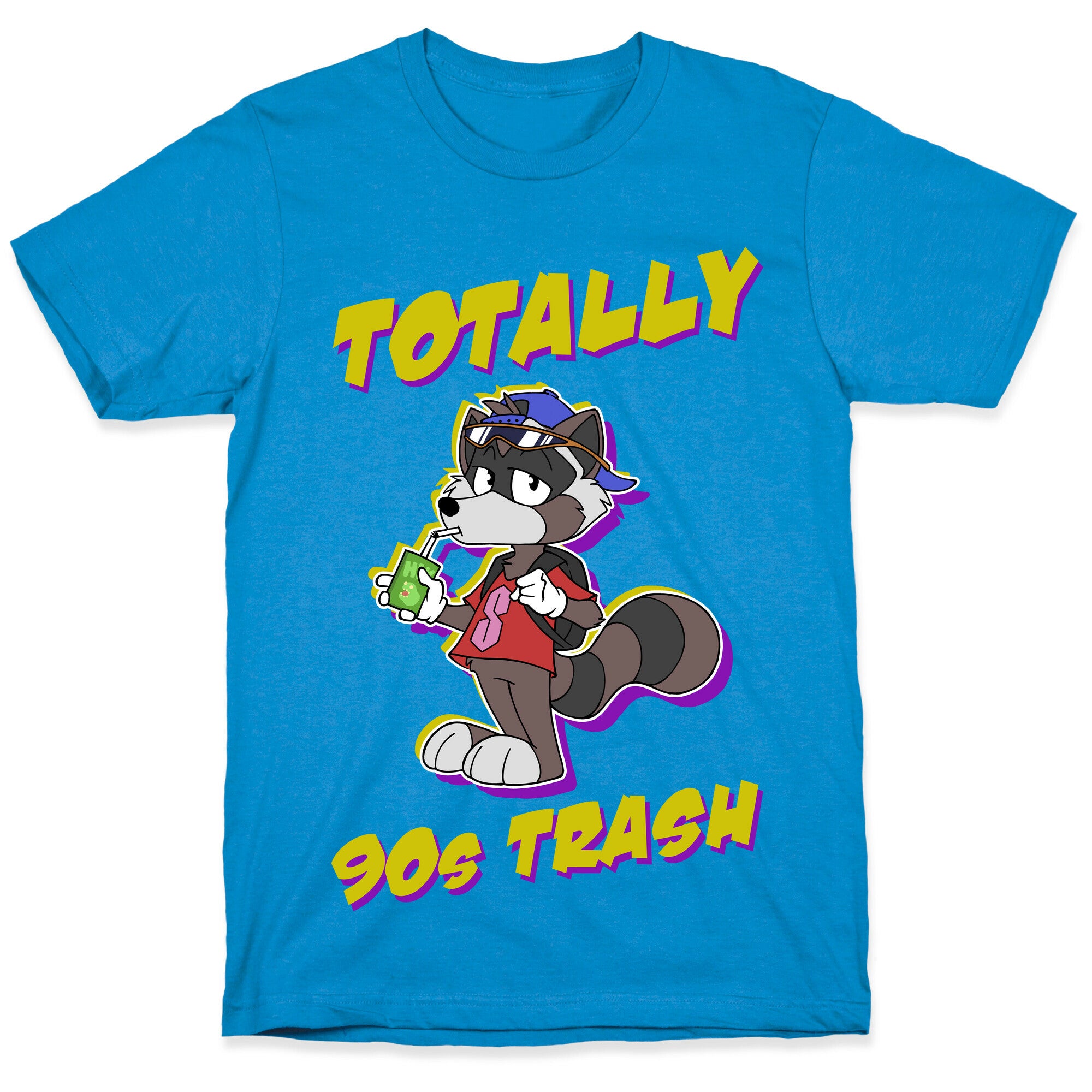 Totally 90's Trash Raccoon T-Shirt
