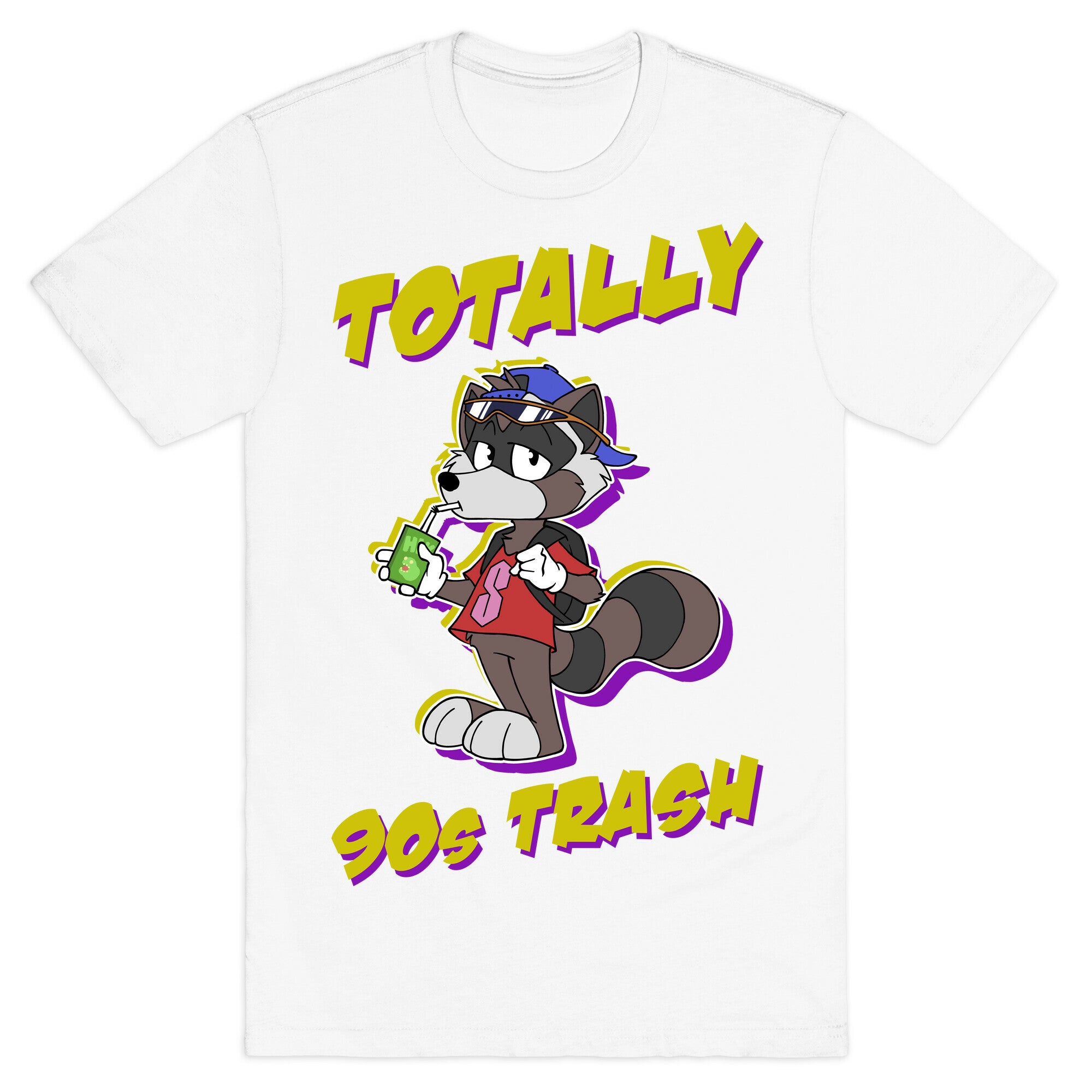 Totally 90's Trash Raccoon T-Shirt