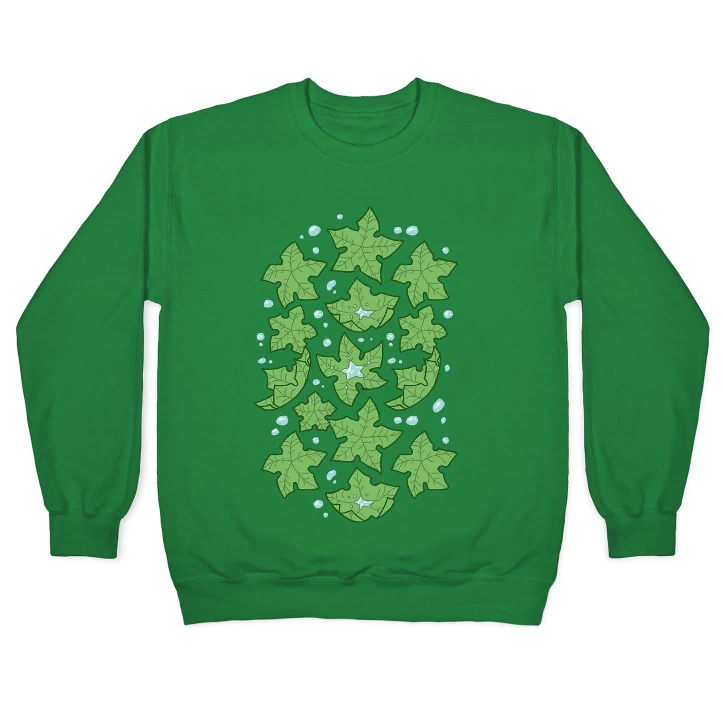 Tree Star Pattern Crewneck Sweatshirt