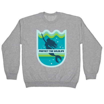 Protect The Wildlife (Mermaid) Crewneck Sweatshirt