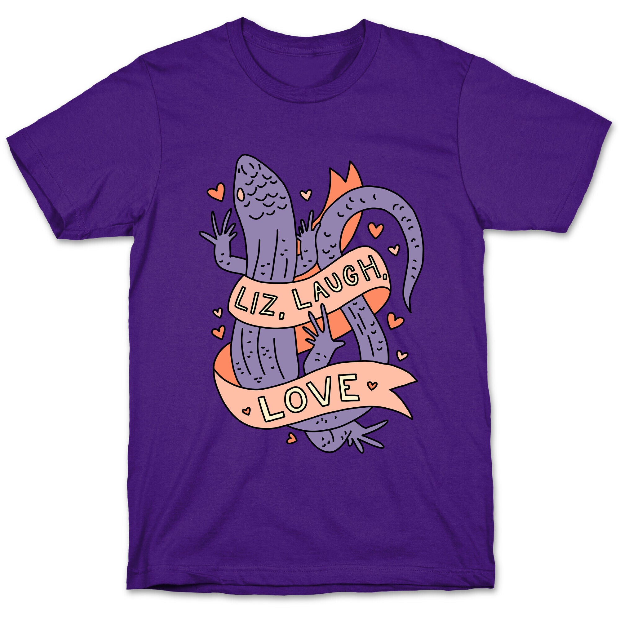 Liz, Laugh, Love (Lizard) T-Shirt