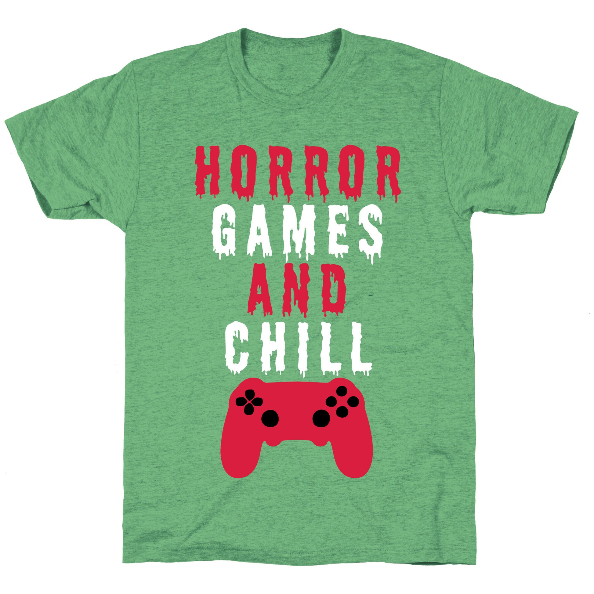 Horror Games And Chill Unisex Triblend Tee