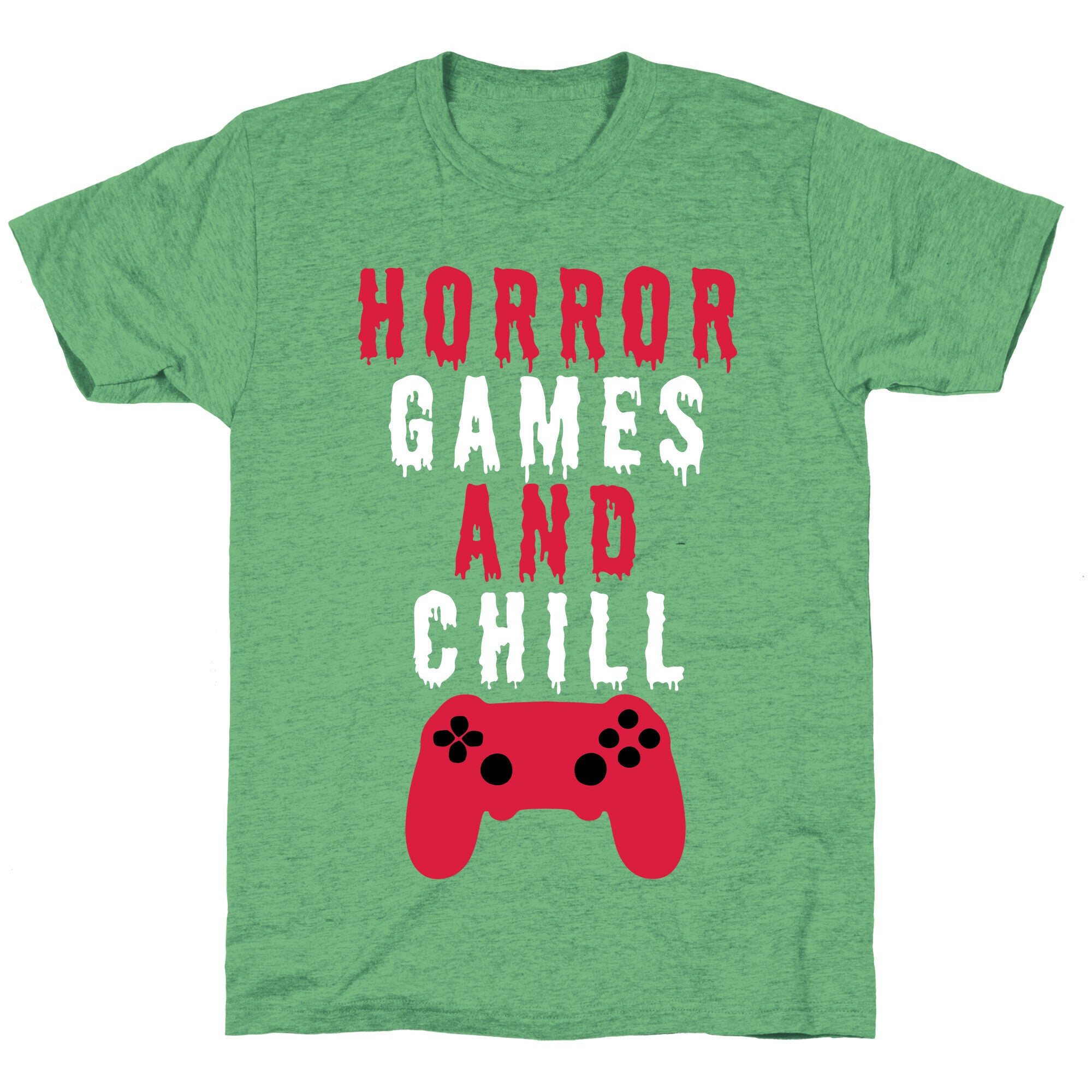 Horror Games And Chill Unisex Triblend Tee