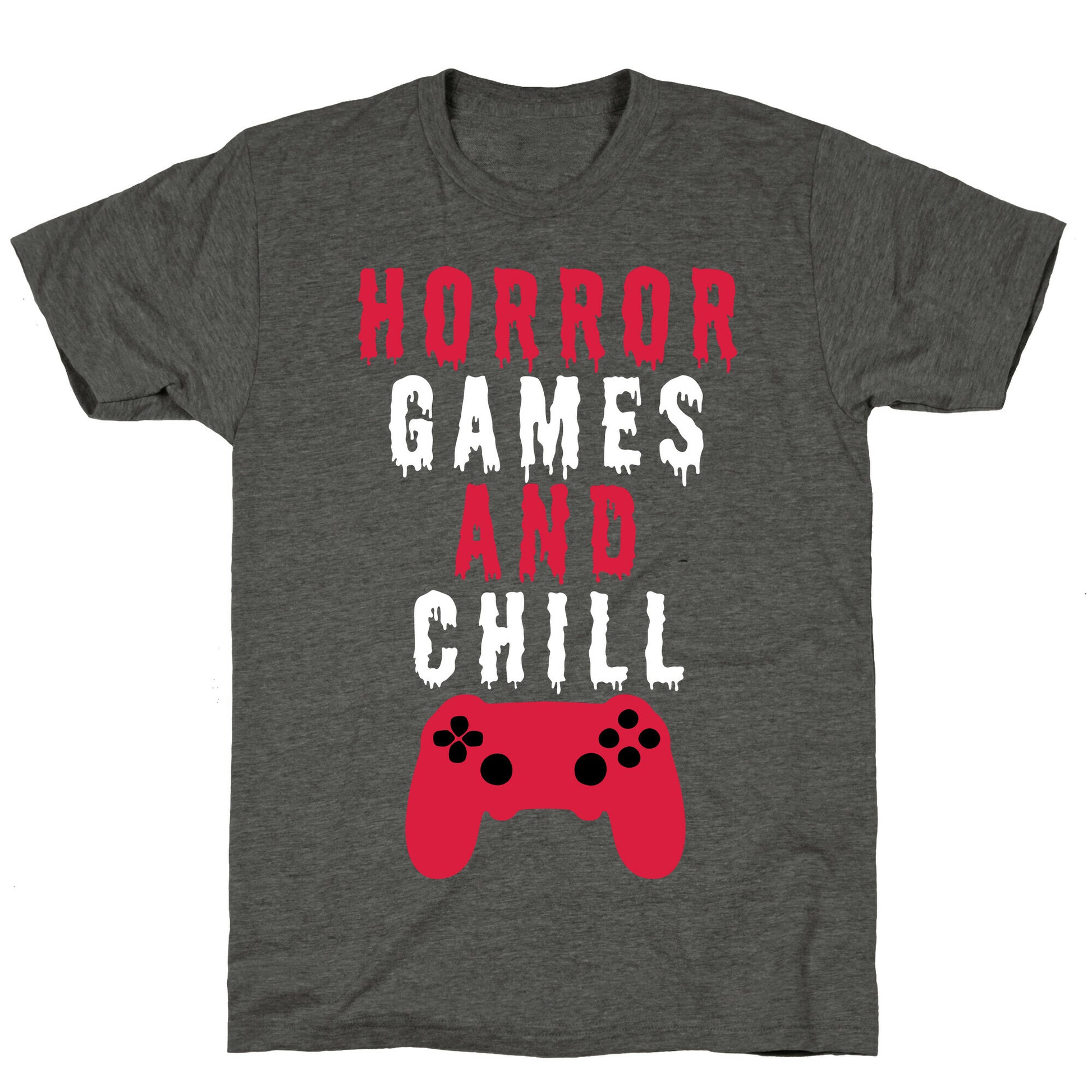 Horror Games And Chill Unisex Triblend Tee