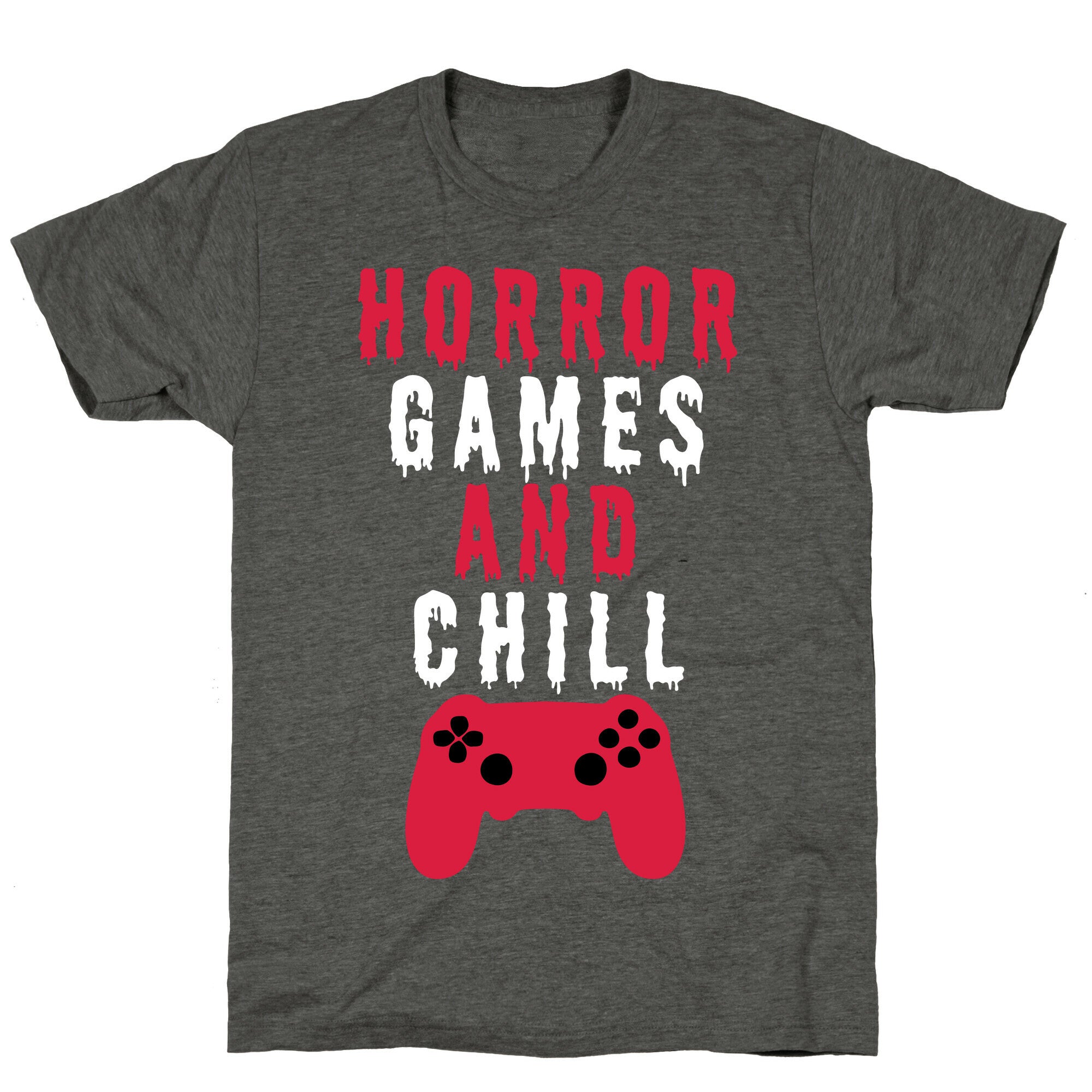 Horror Games And Chill Unisex Triblend Tee