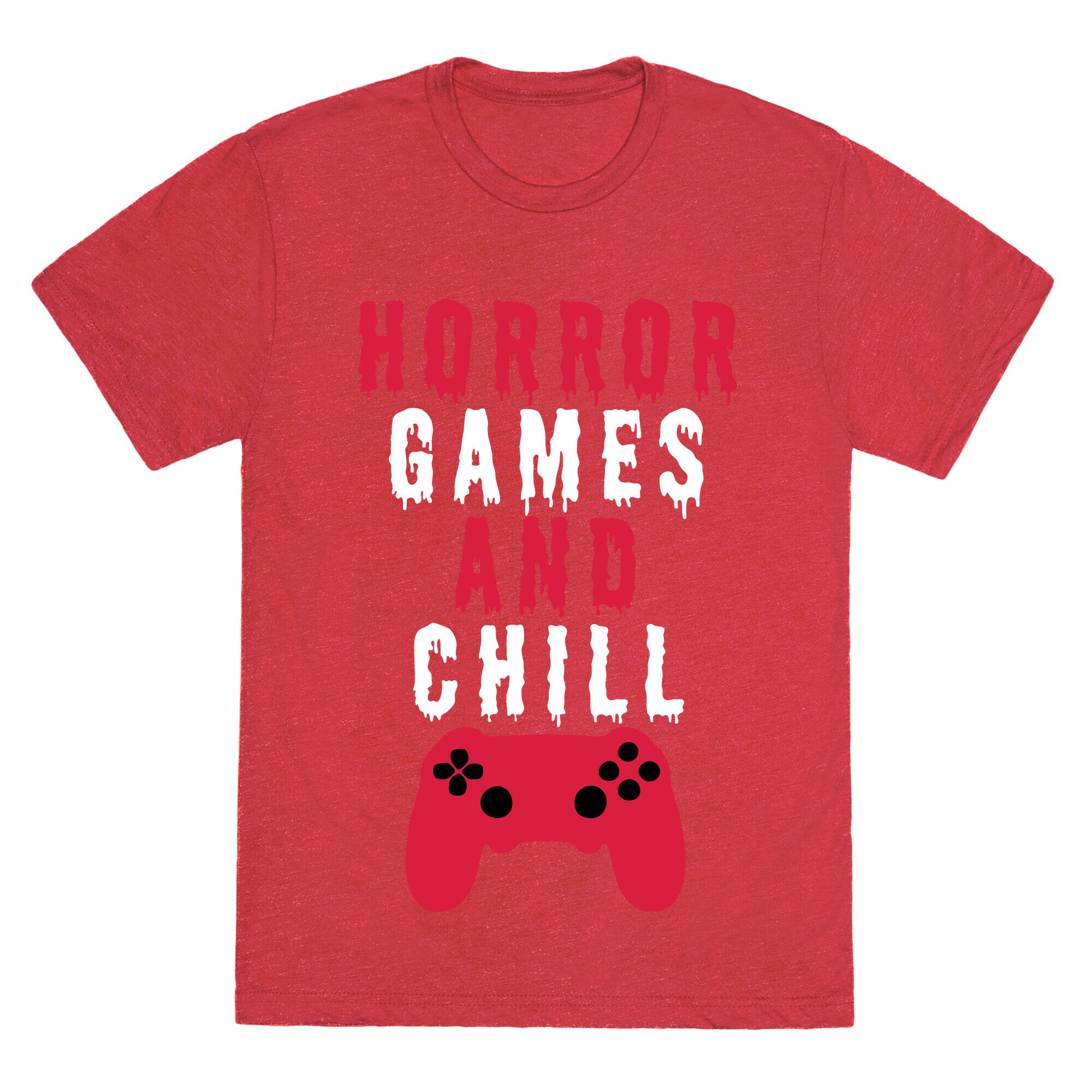 Horror Games And Chill Unisex Triblend Tee
