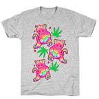 Rainbow Weed Kitty T-Shirt