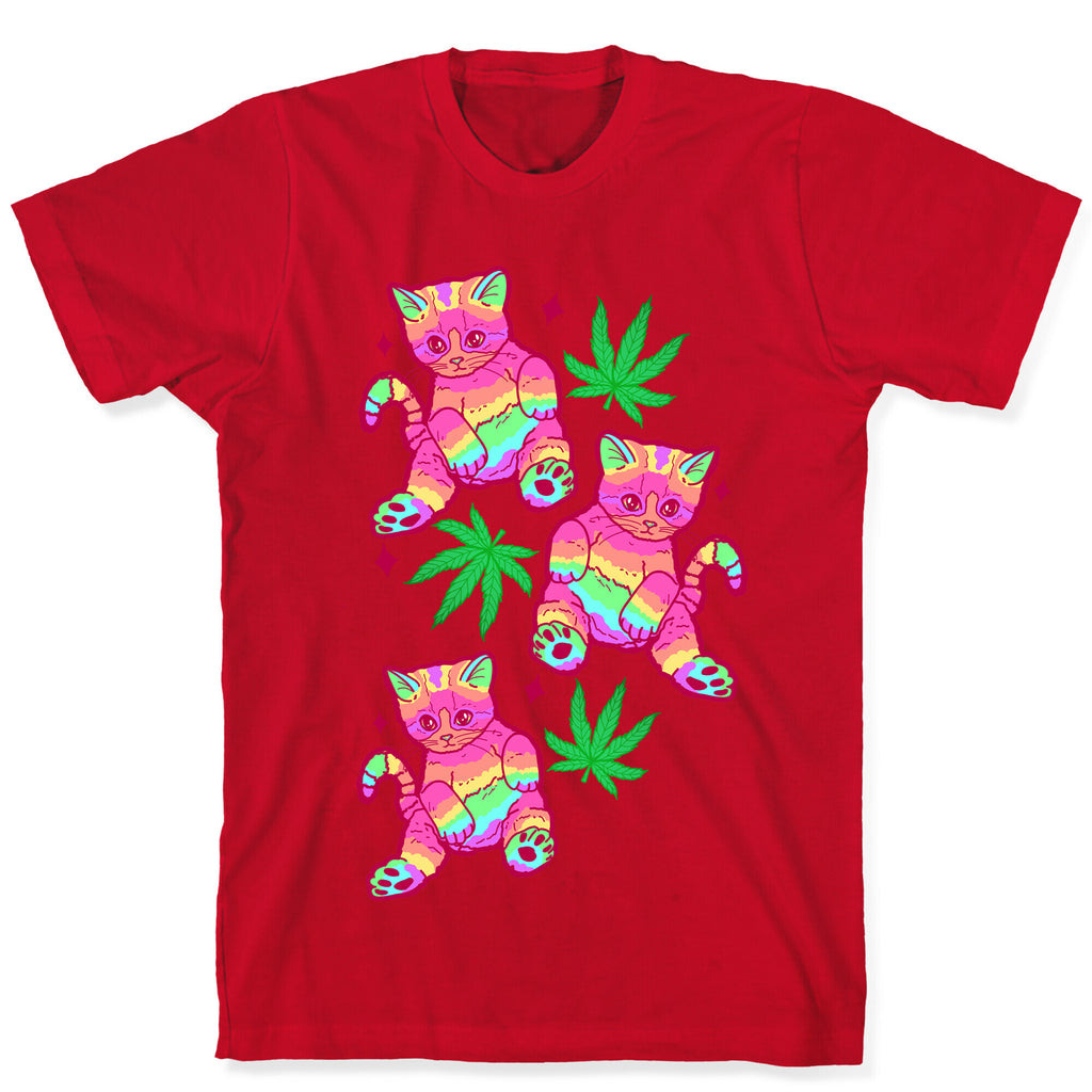 Rainbow Weed Kitty T-Shirt