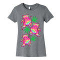 Rainbow Weed Kitty Women's Cotton Tee