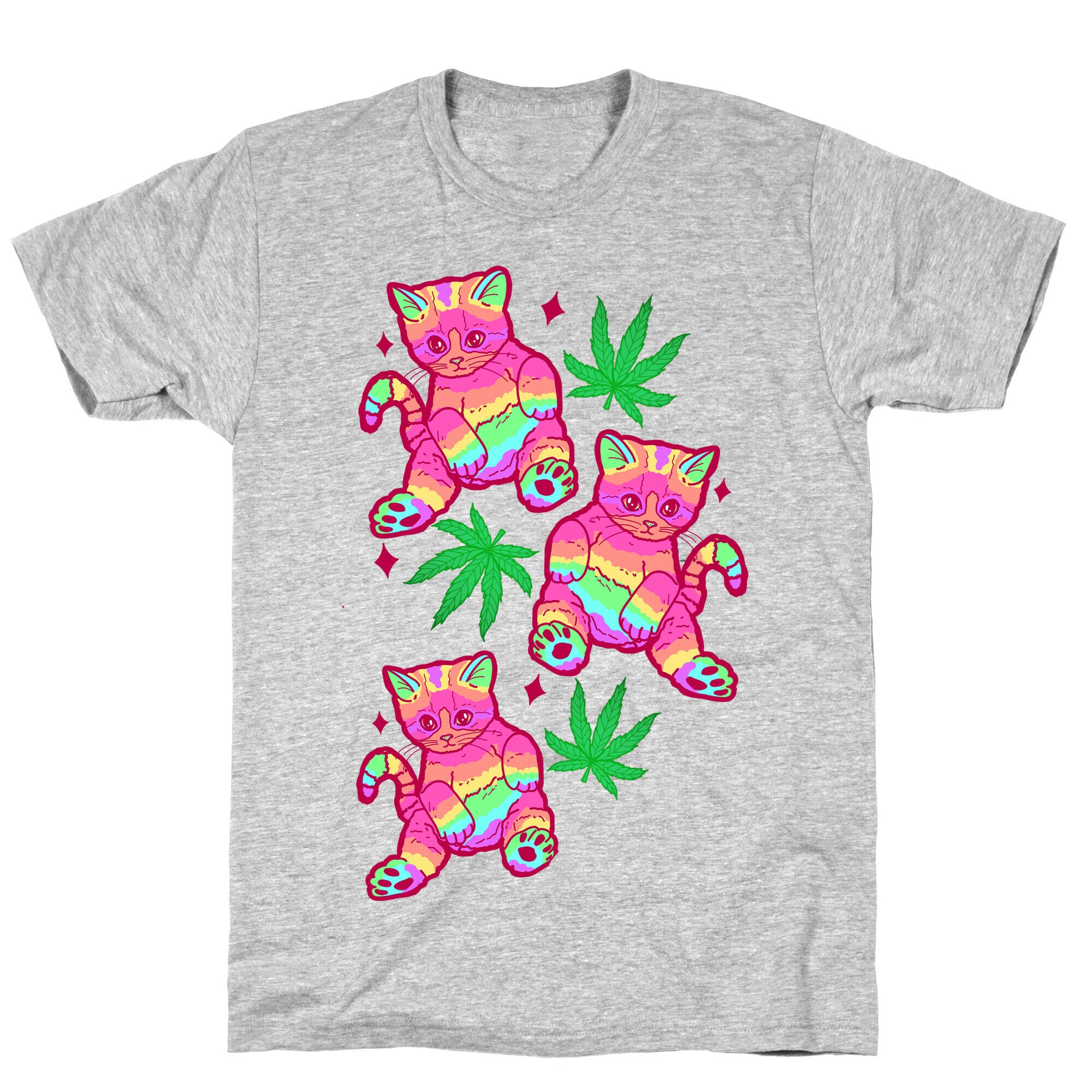 Rainbow Weed Kitty T-Shirt