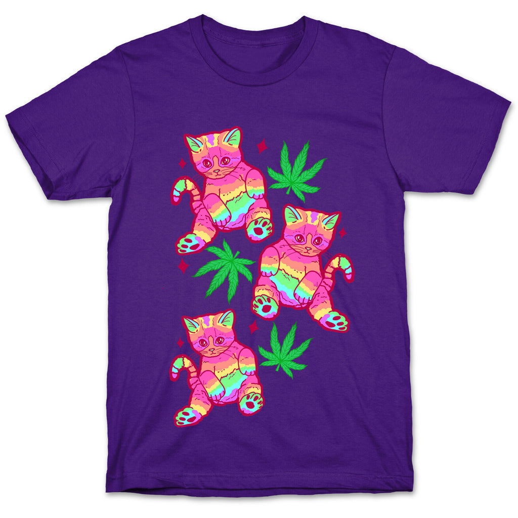 Rainbow Weed Kitty T-Shirt