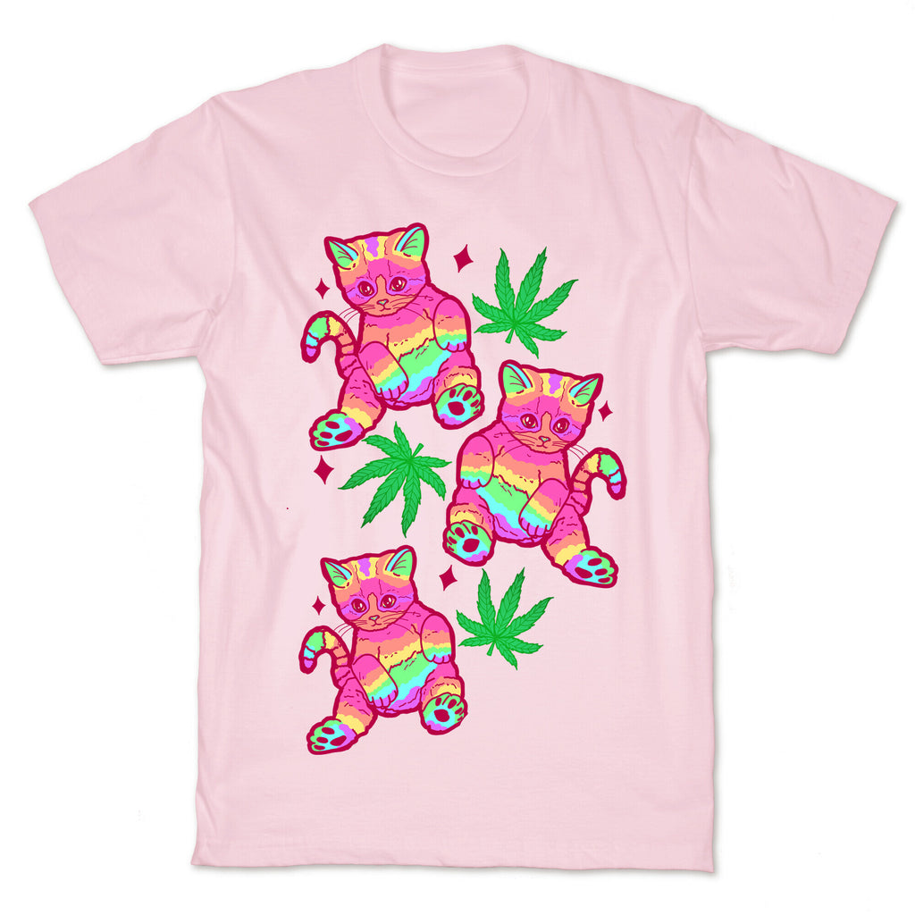 Rainbow Weed Kitty T-Shirt