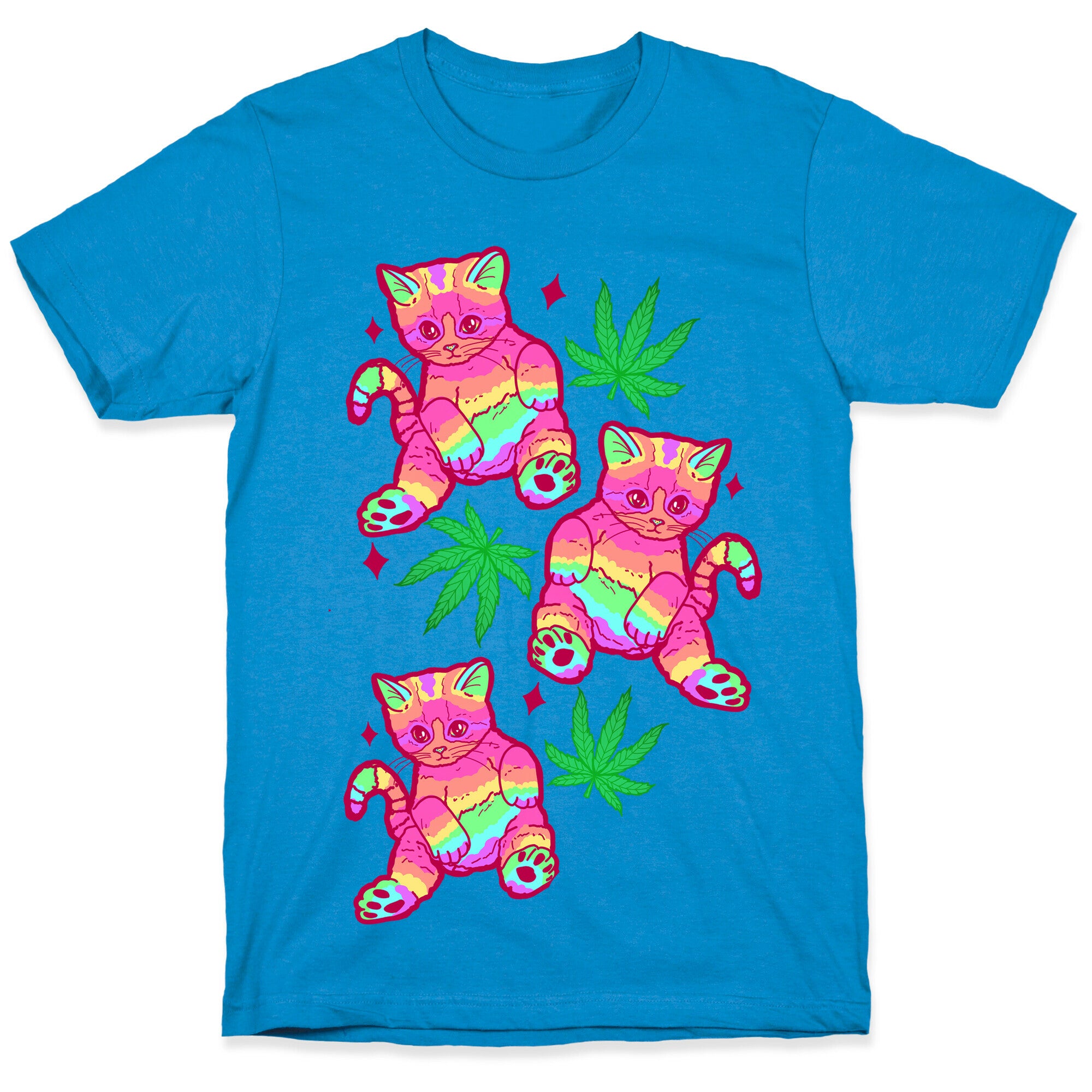 Rainbow Weed Kitty T-Shirt