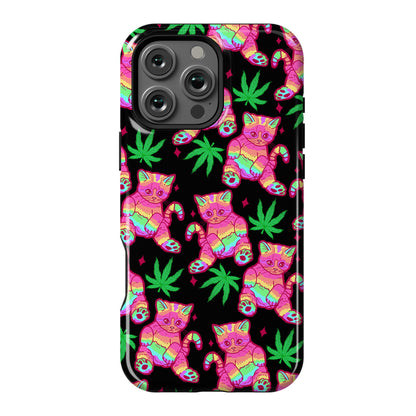 Rainbow Weed Kitty Phone Case