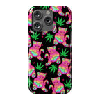 Rainbow Weed Kitty Phone Case
