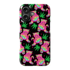 Rainbow Weed Kitty Phone Case
