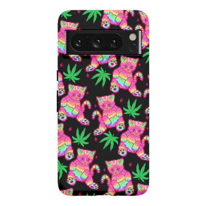 Rainbow Weed Kitty Phone Case