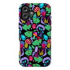 Magical Mushroom Frogs Pattern Phone Case