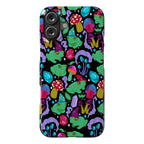 Magical Mushroom Frogs Pattern Phone Case