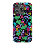 Magical Mushroom Frogs Pattern Phone Case