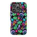 Magical Mushroom Frogs Pattern Phone Case