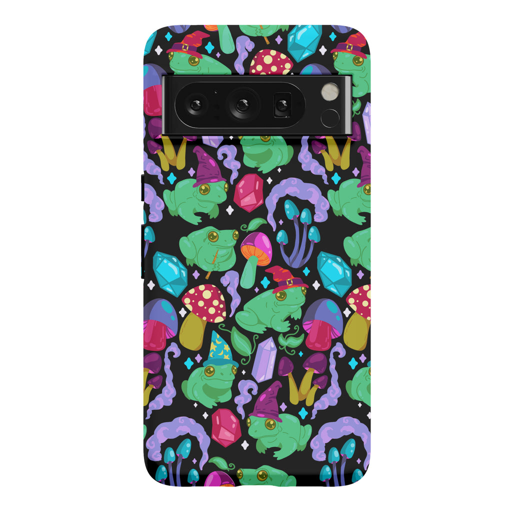 Magical Mushroom Frogs Pattern Phone Case