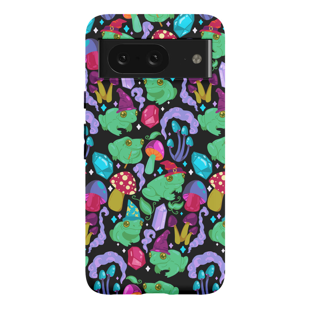 Magical Mushroom Frogs Pattern Phone Case