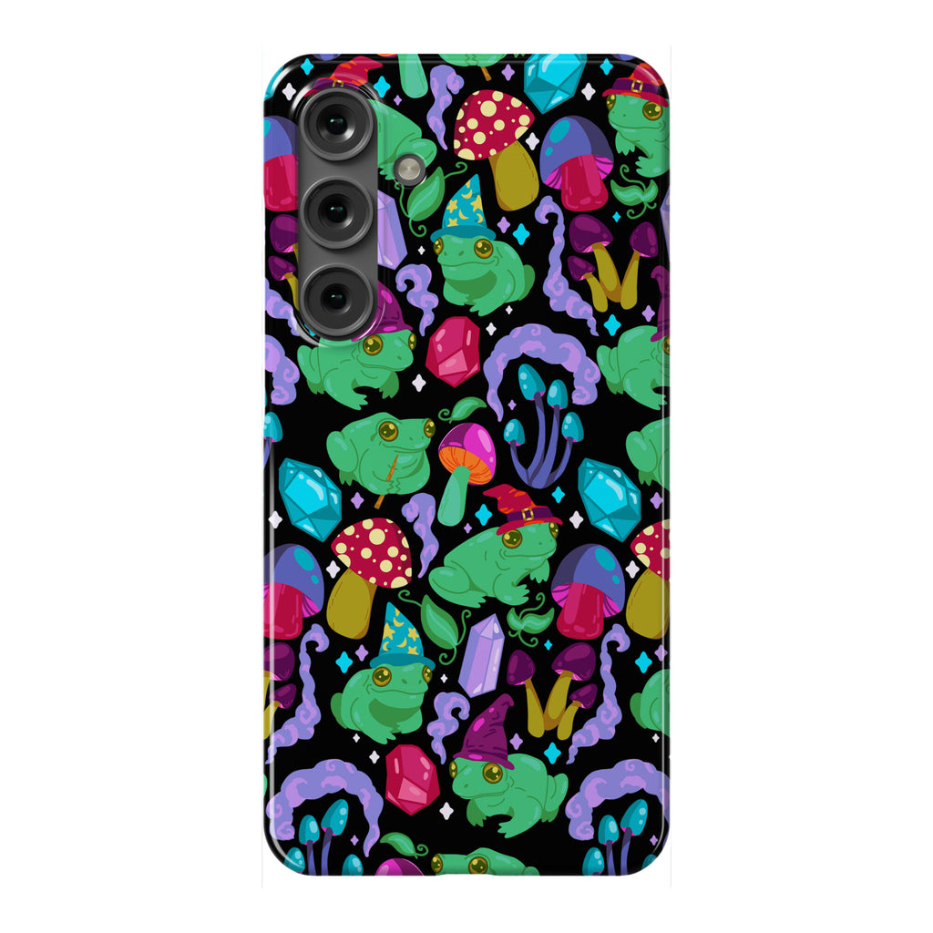 Magical Mushroom Frogs Pattern Phone Case